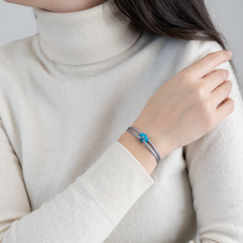 Blue Soho Cord Bracelet