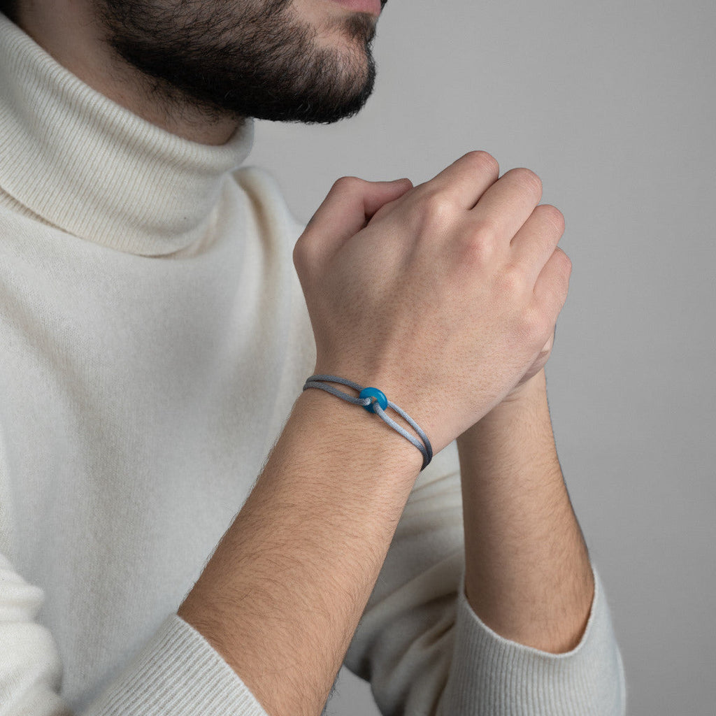 Blue Soho Cord Bracelet