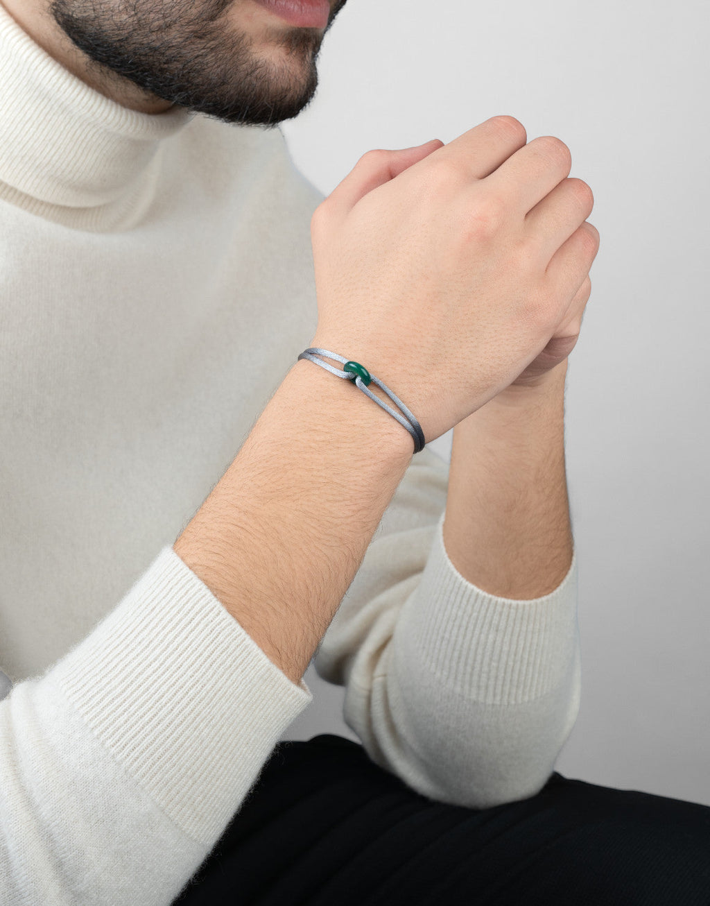 Green Soho Cord Bracelet