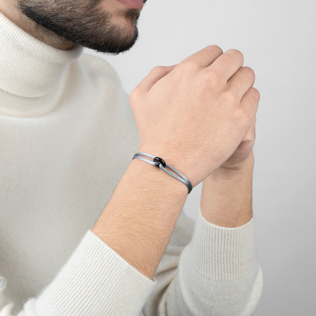 Black Soho Cord Bracelet