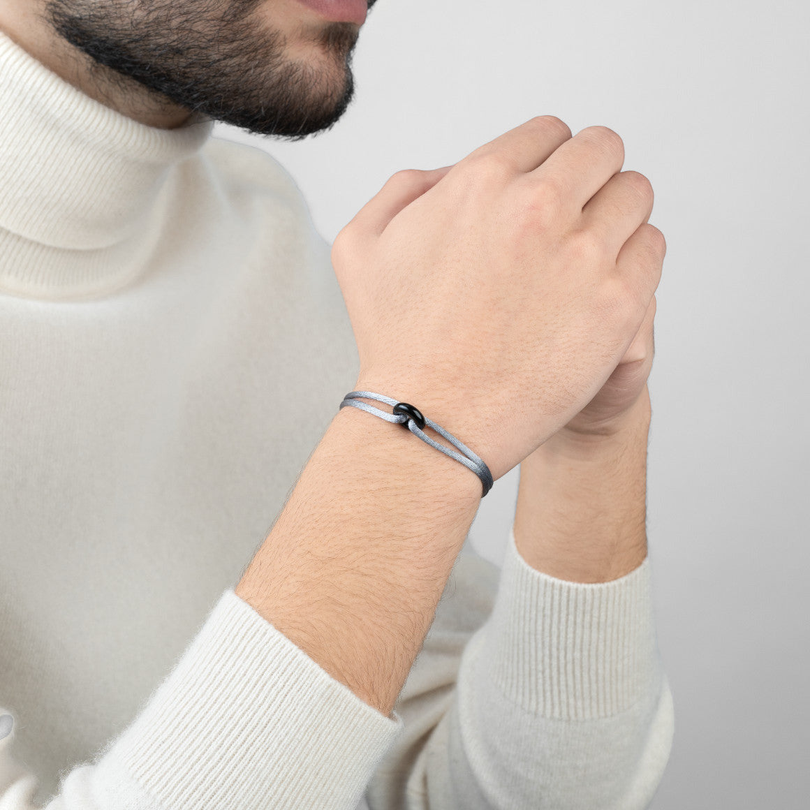 Black Soho Cord Bracelet