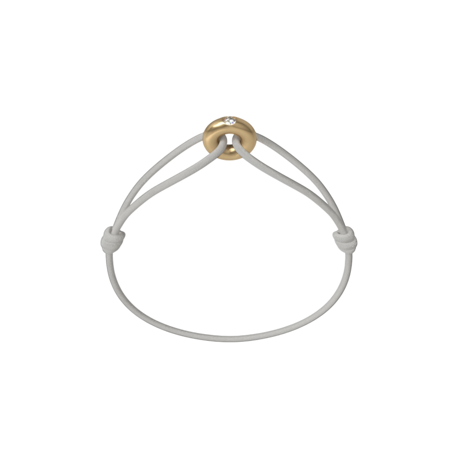 Mini Golden Soho Diamond Cord Bracelet