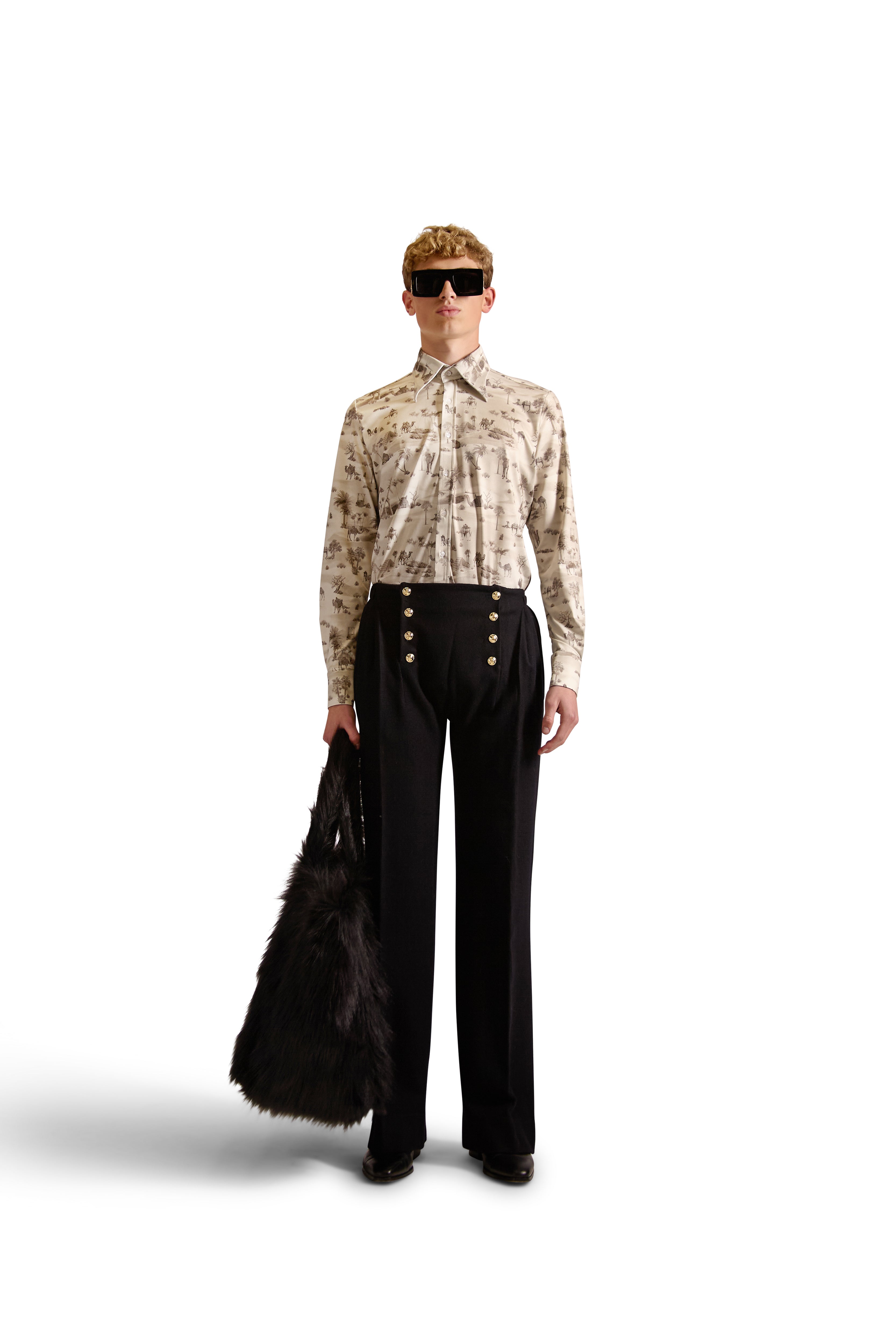 Tailored Fit Print Shirt