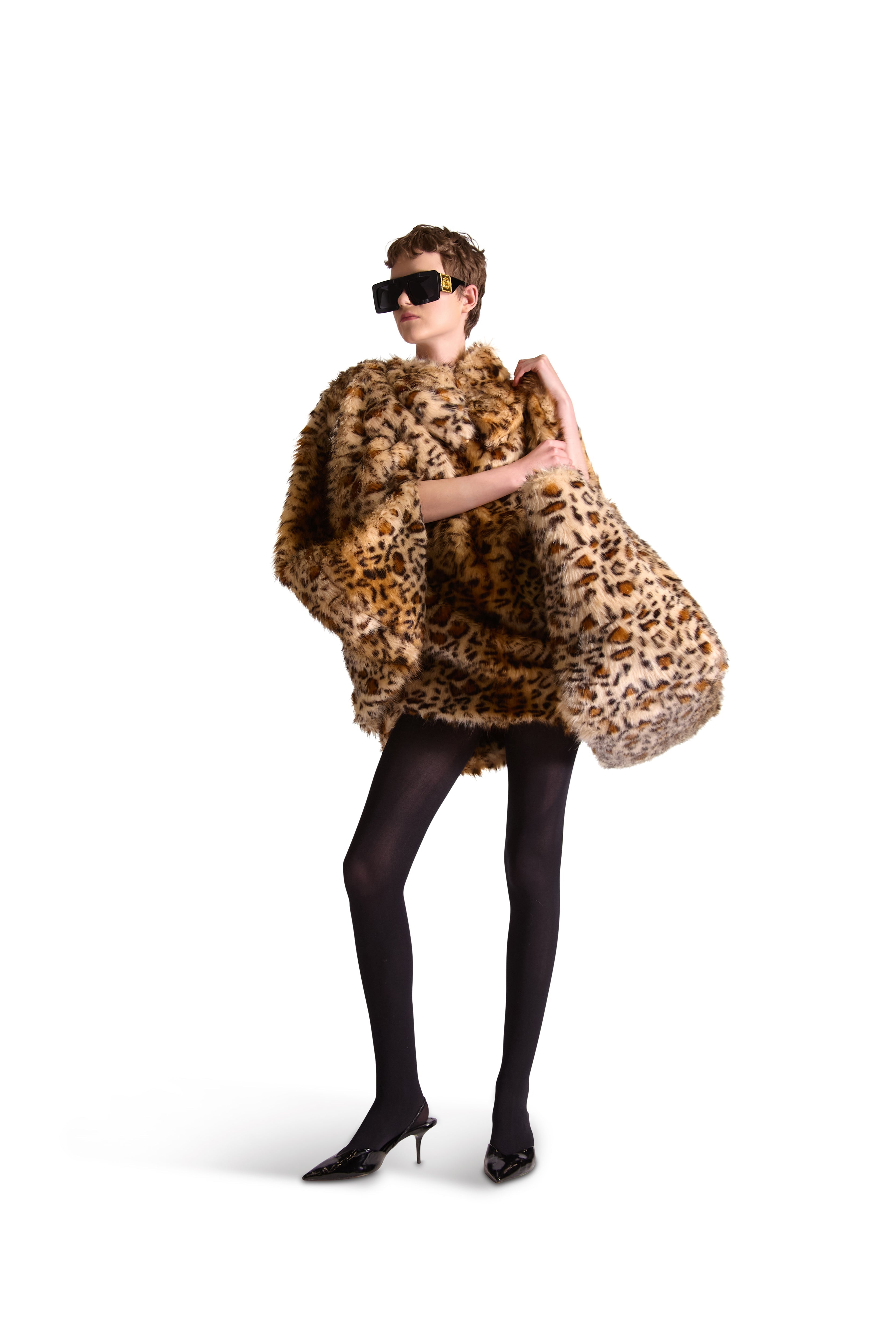 Animal Print Faux Fur Bag