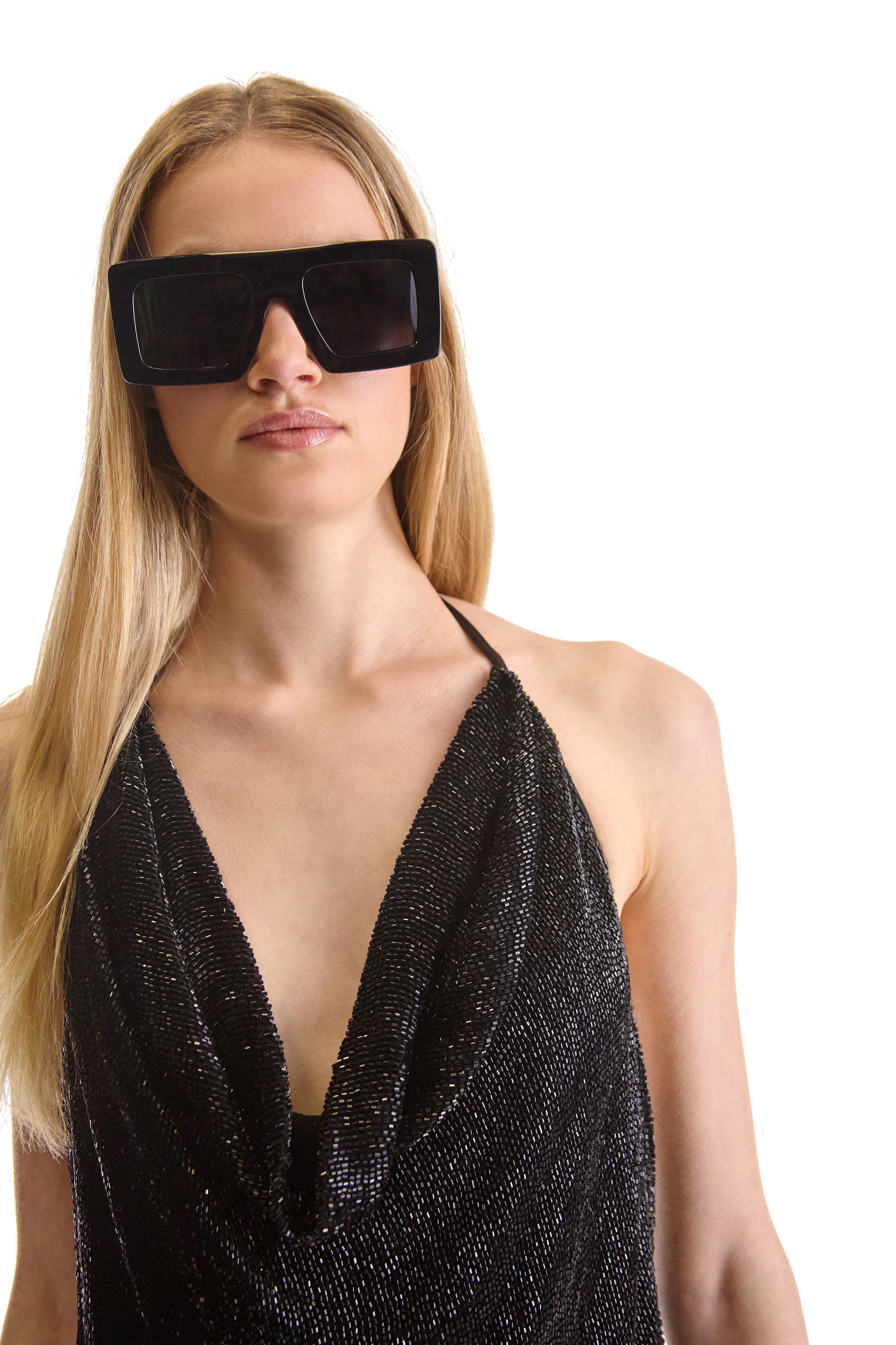 Hand Embroidered Short Evening Dress