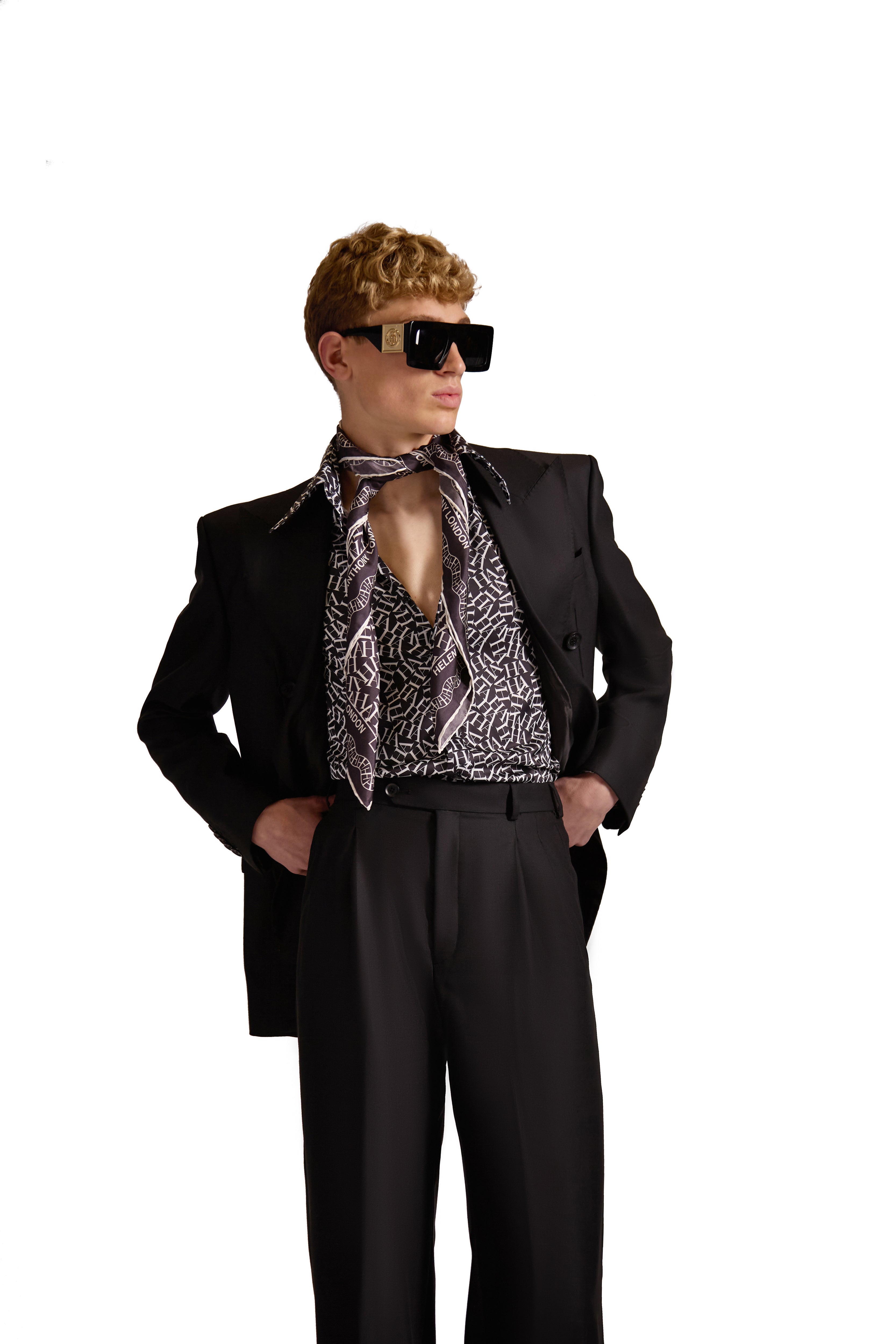 Tailored Fit Monogram Shirt