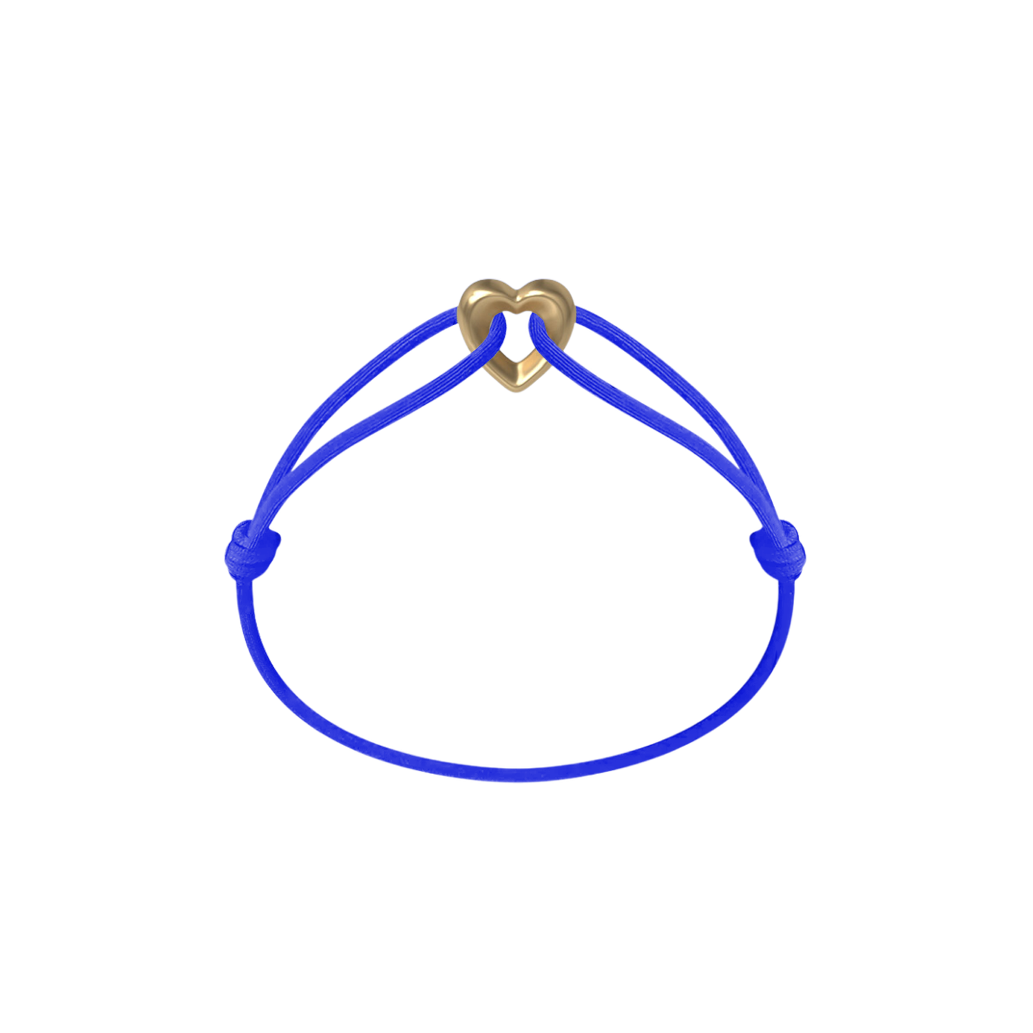 Golden Heart Cord Bracelet