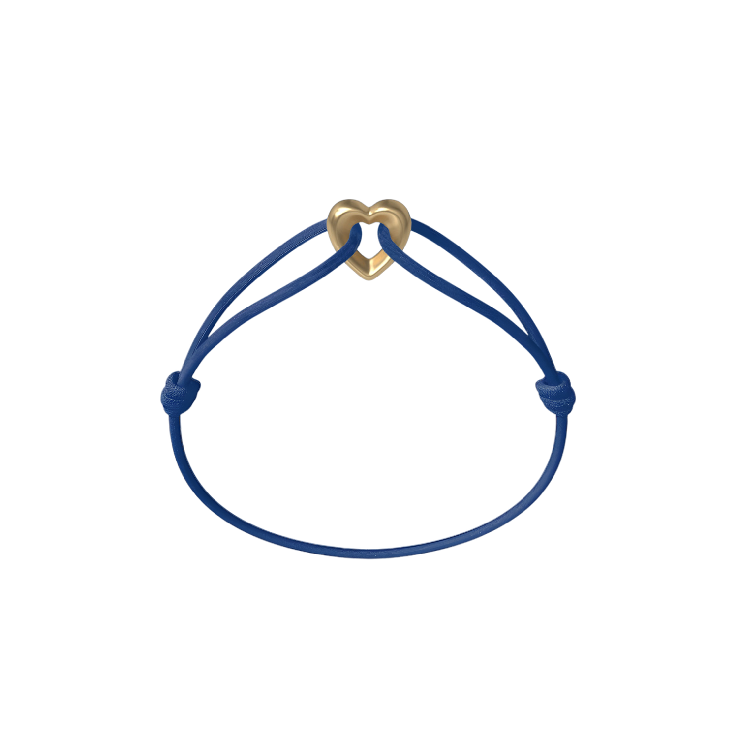 Golden Heart Cord Bracelet