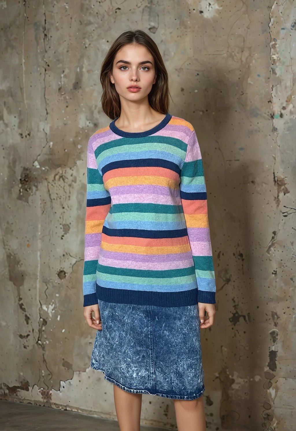 Original Vintage 1990's Clements Ribeiro 100% Lambswool Jumper UK 8 - 12