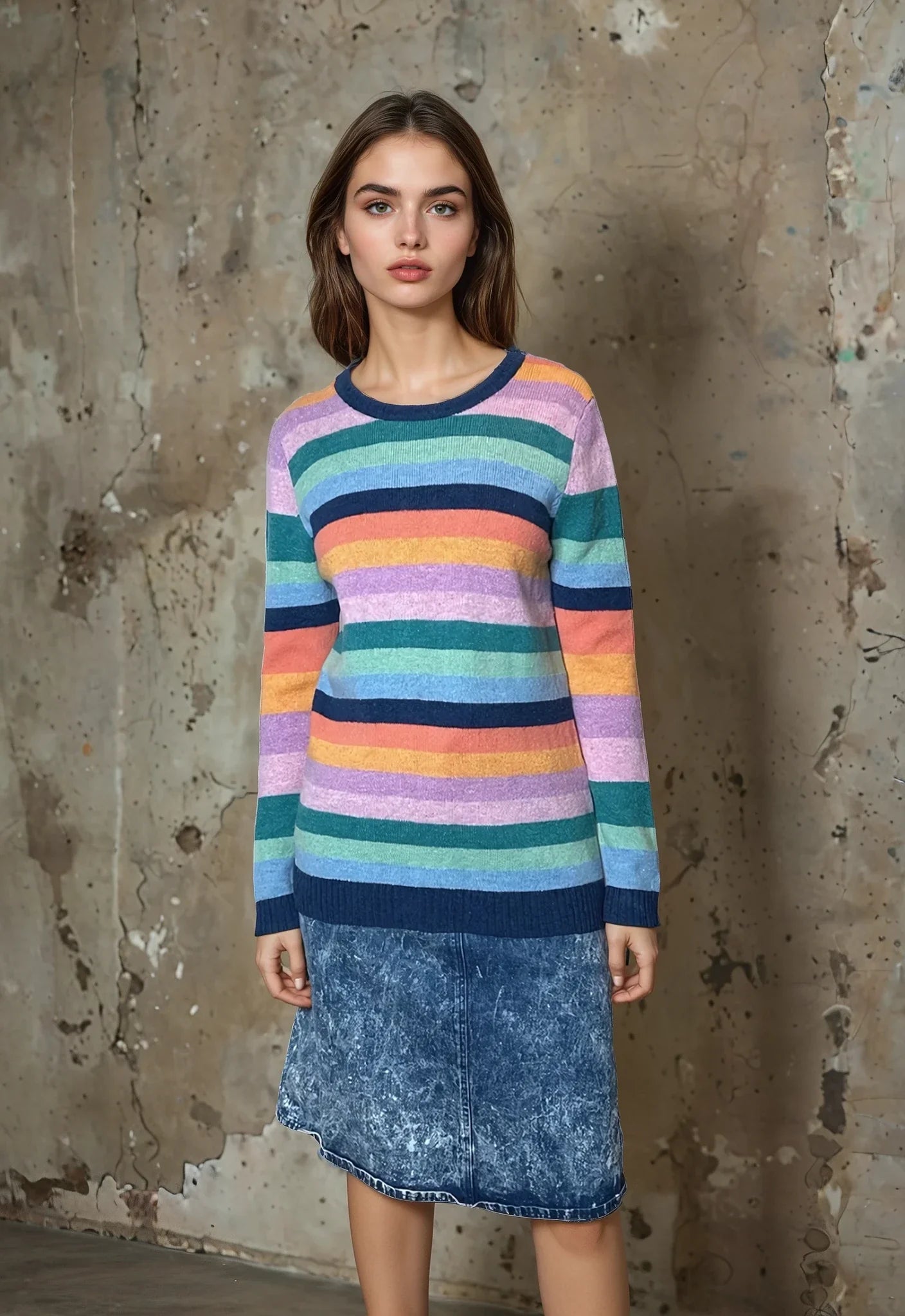 Original Vintage 1990's Clements Ribeiro 100% Lambswool Jumper UK 8 - 12