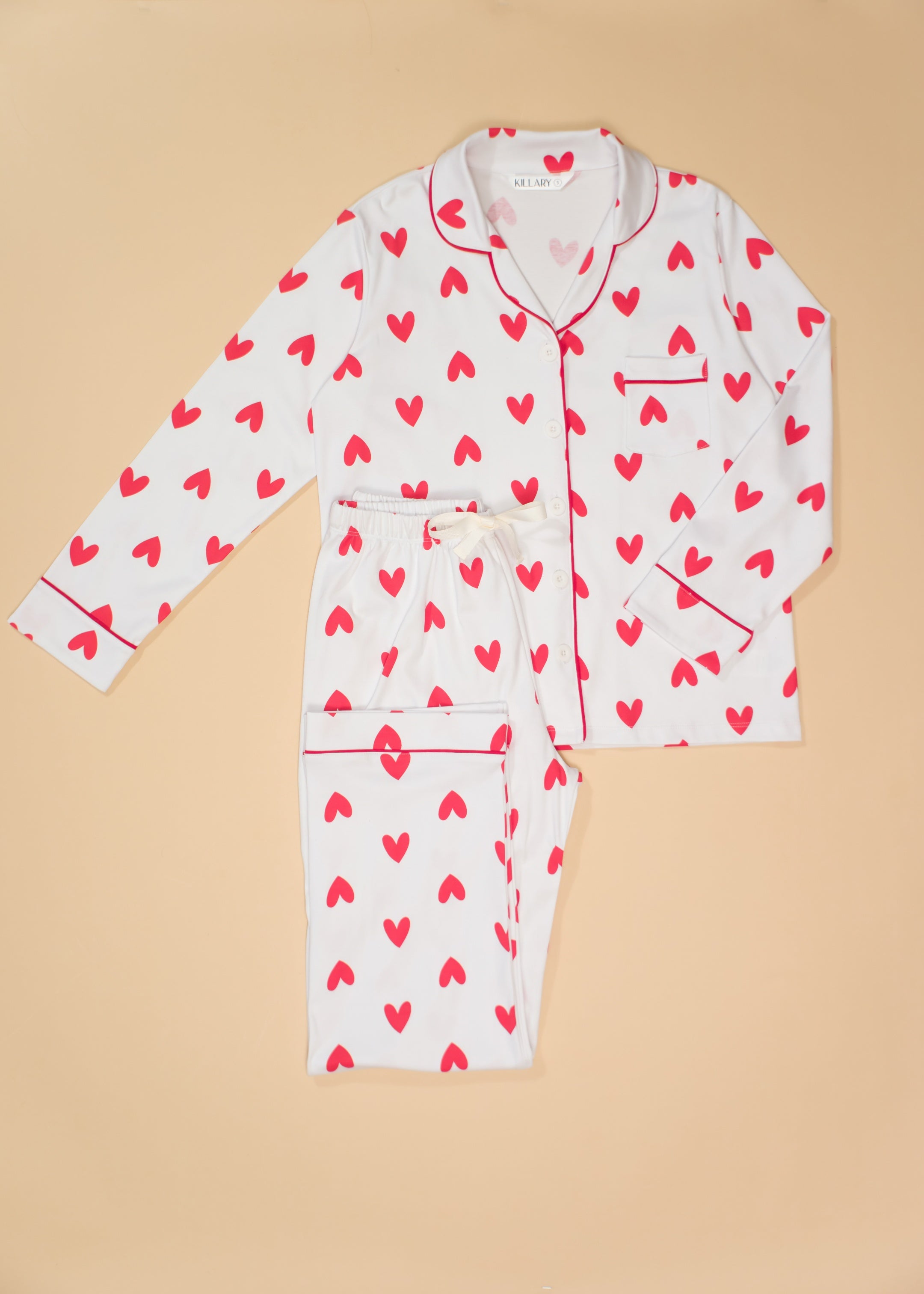 Hearts set with long-sleeves