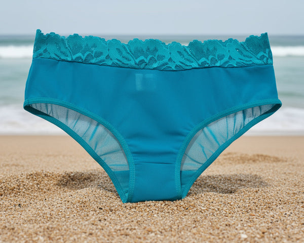 Sweet Pea Women's Briefs In Teal
