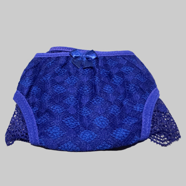 Petals Women's Brazilian Knickers In Navy