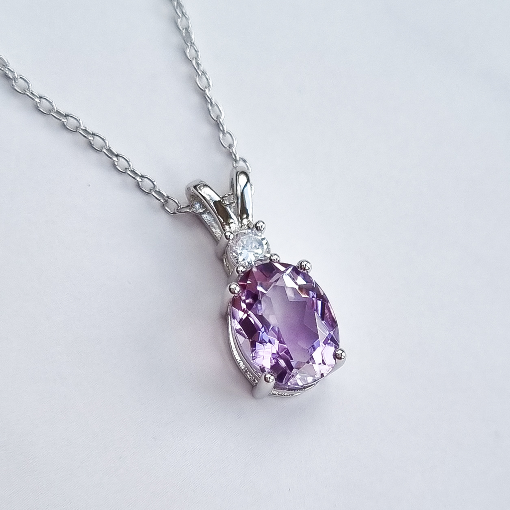 Mini Set 1 - Amethyst Jewellery Set in Sterling Silver