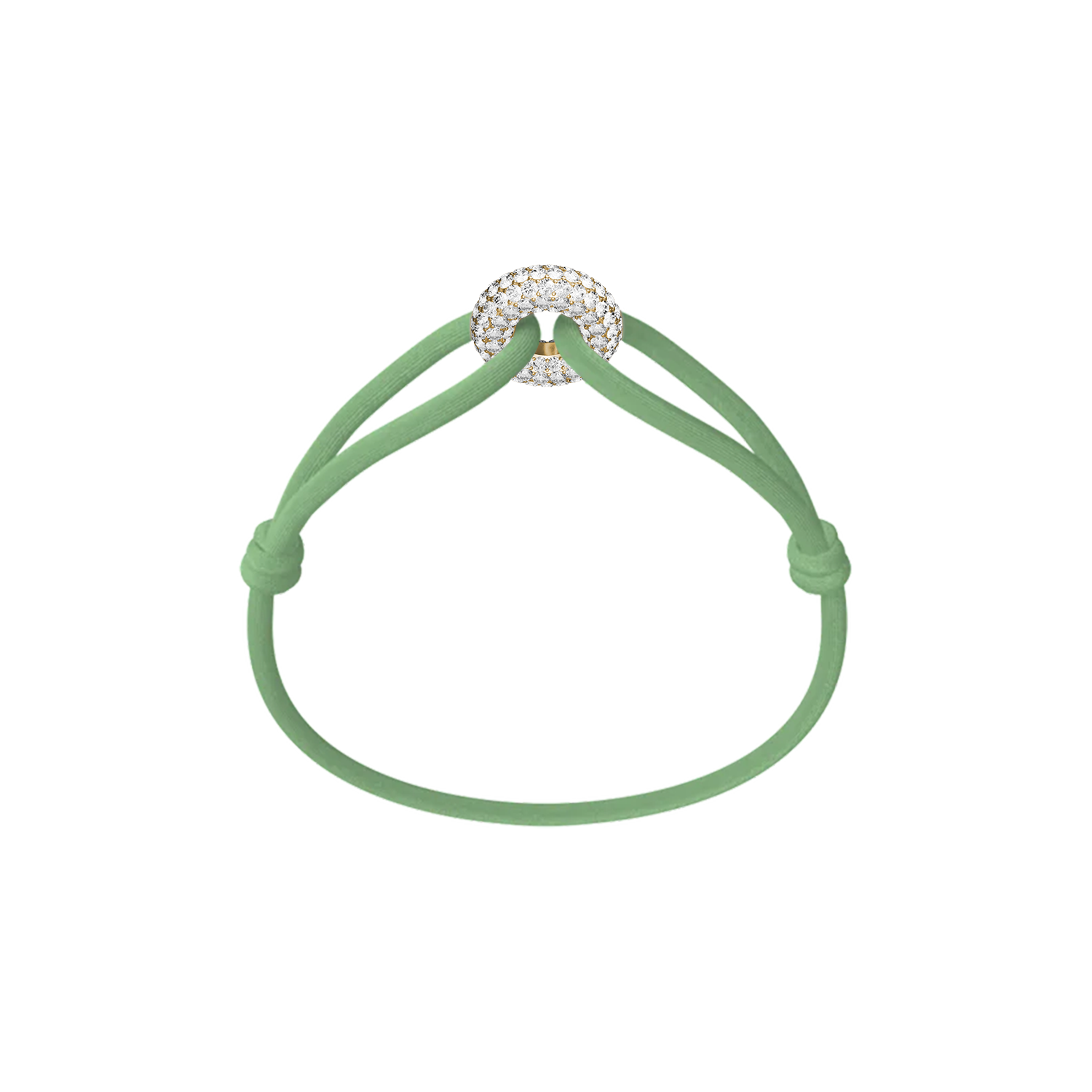 Golden Soho Pavé Cord Bracelet