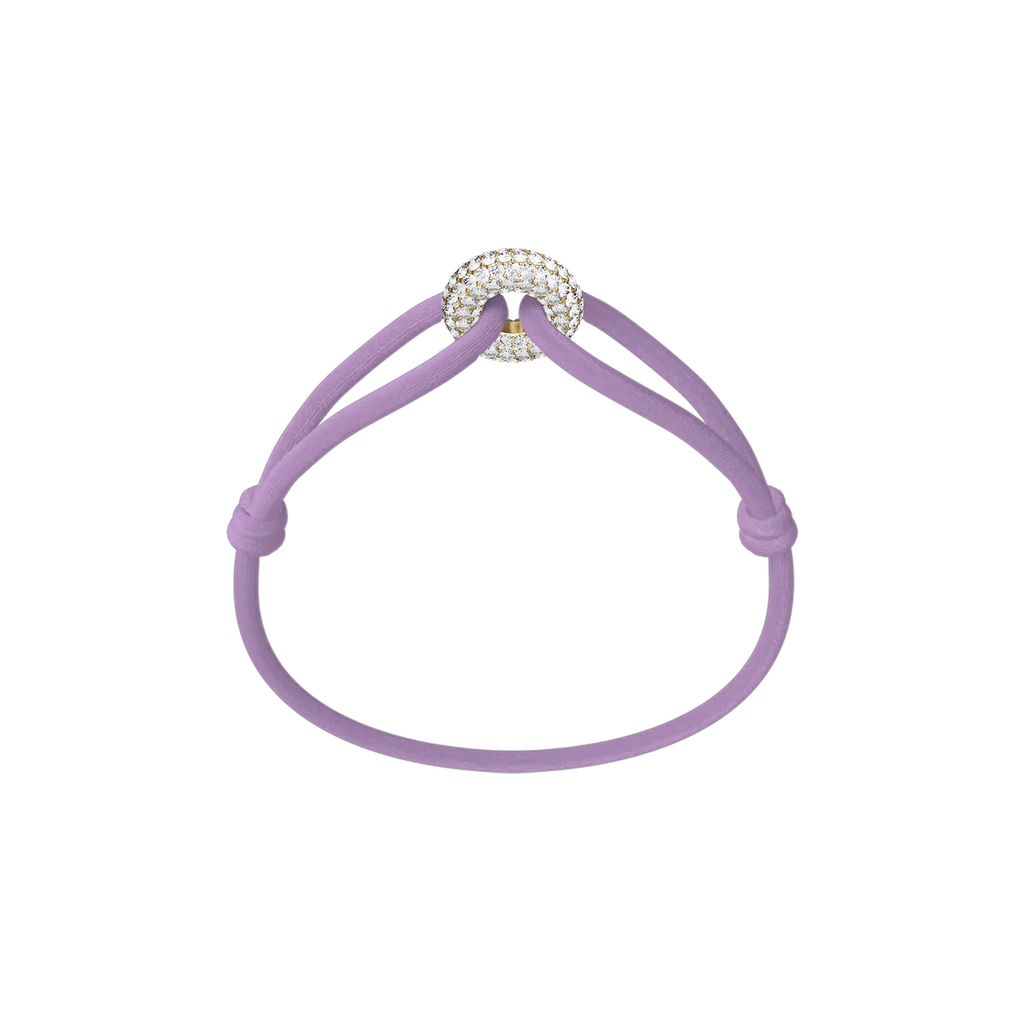 Golden Soho Pavé Cord Bracelet