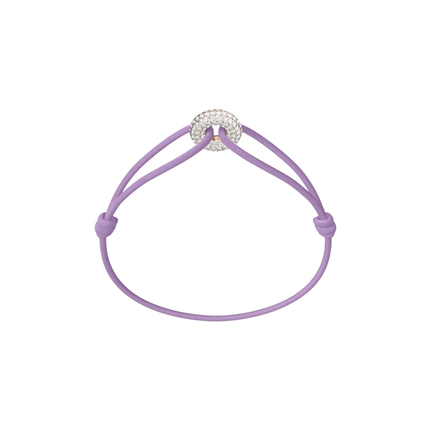 Mini Rose Soho Pavé Cord Bracelet