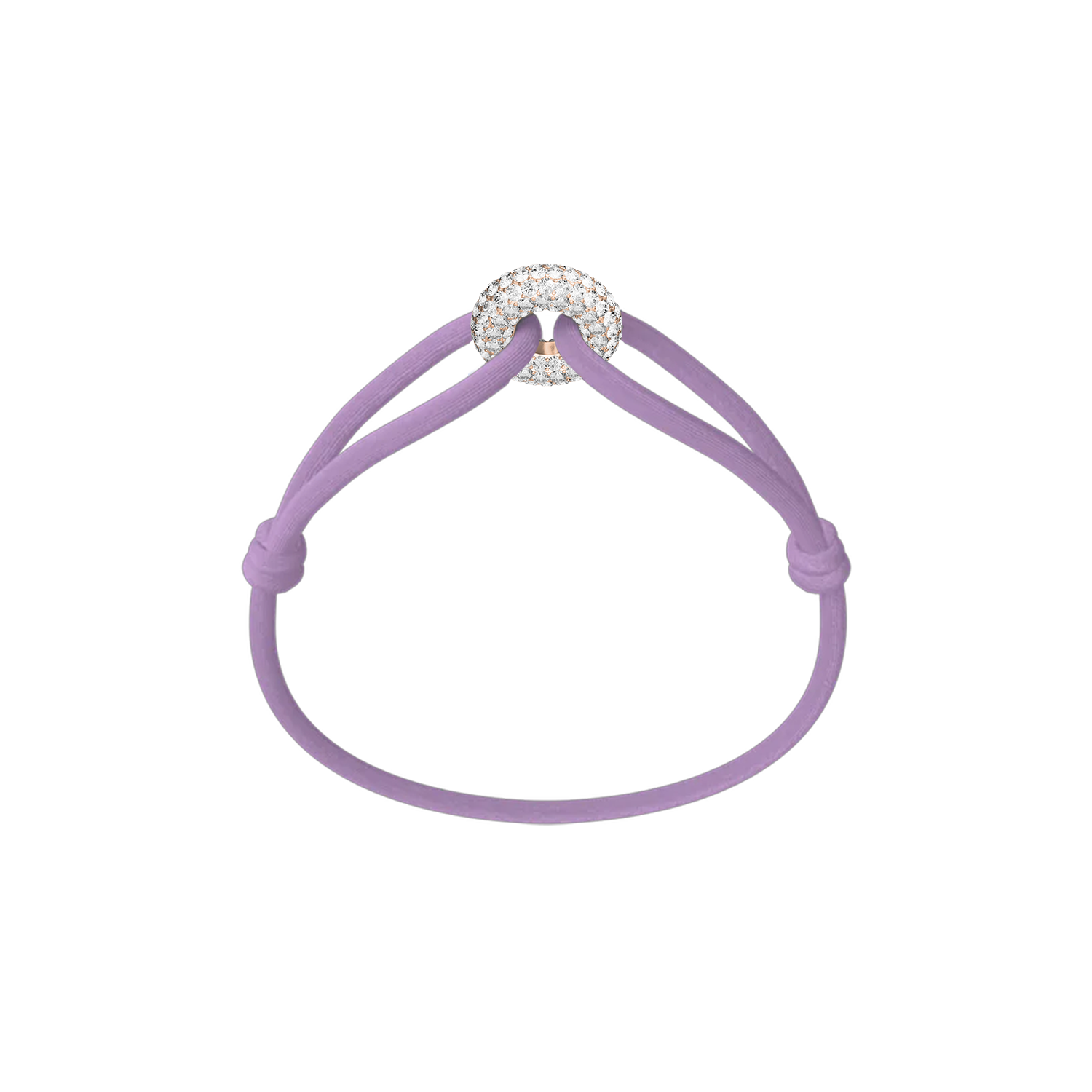 Rose Soho Pavé Cord Bracelet