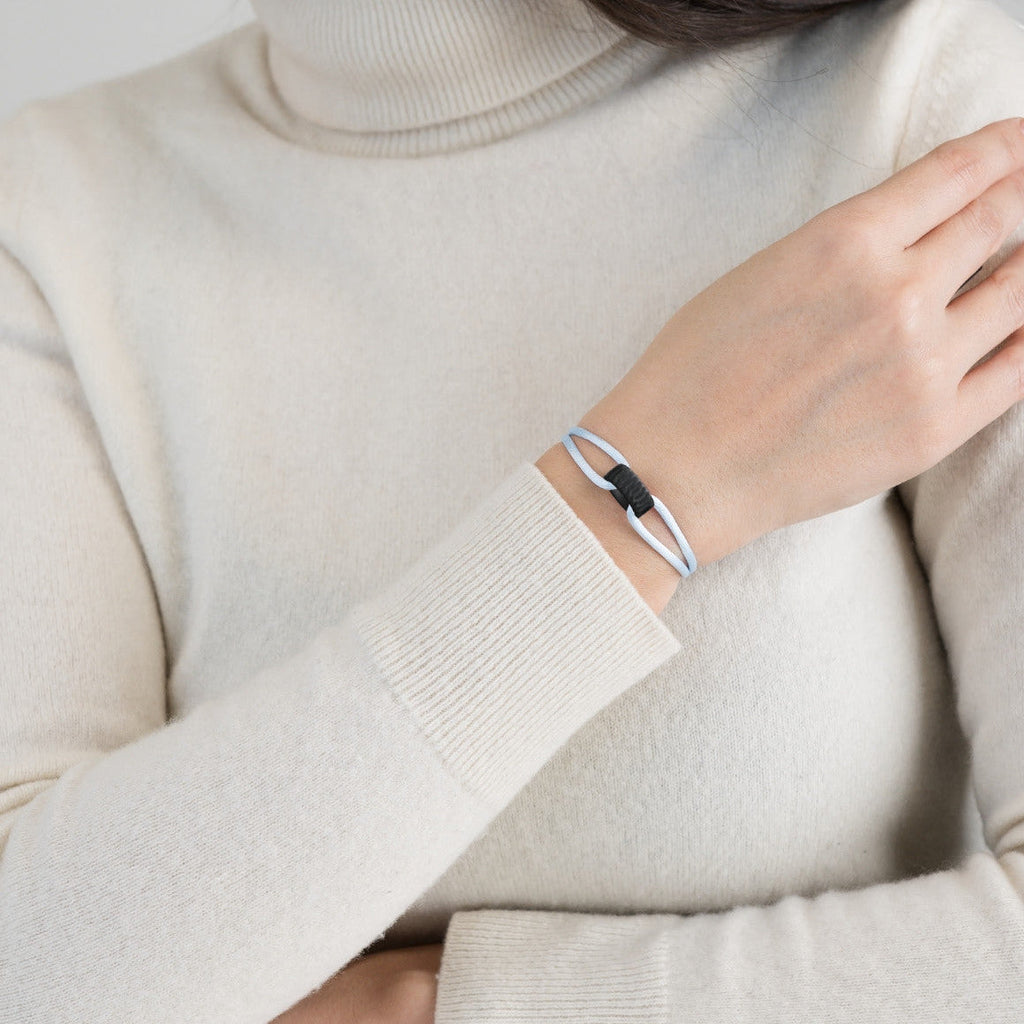 Carbon Regent Cord Bracelet