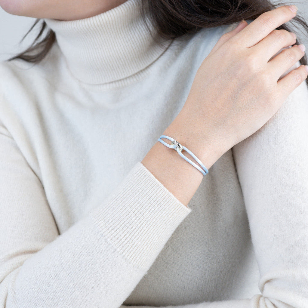 Silver Soho Diamond Cord Bracelet