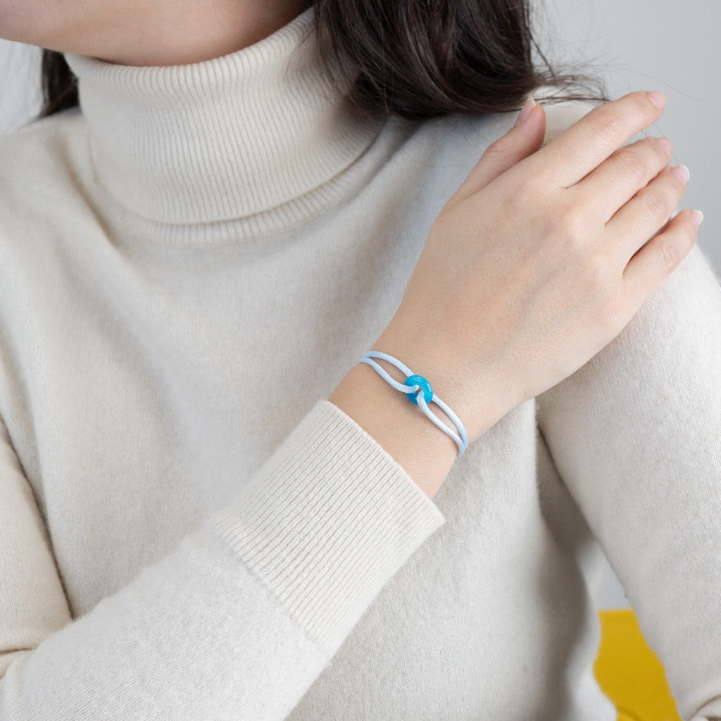 Blue Soho Cord Bracelet