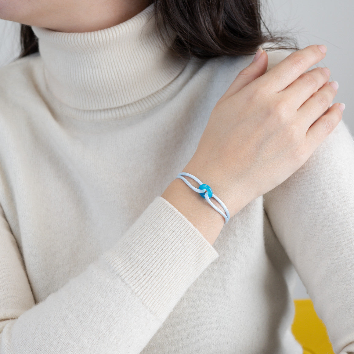 Blue Soho Cord Bracelet