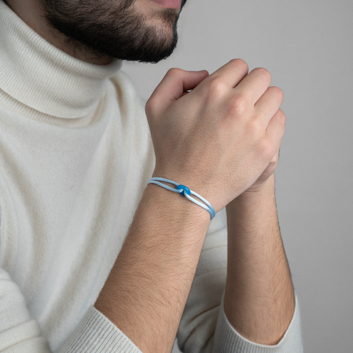 Blue Soho Cord Bracelet