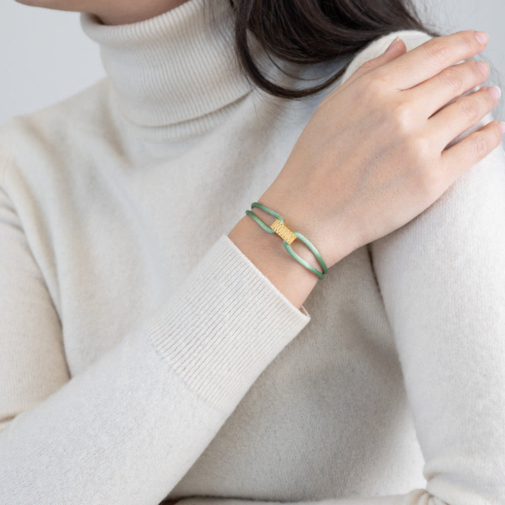 Golden Regent Cord Bracelet