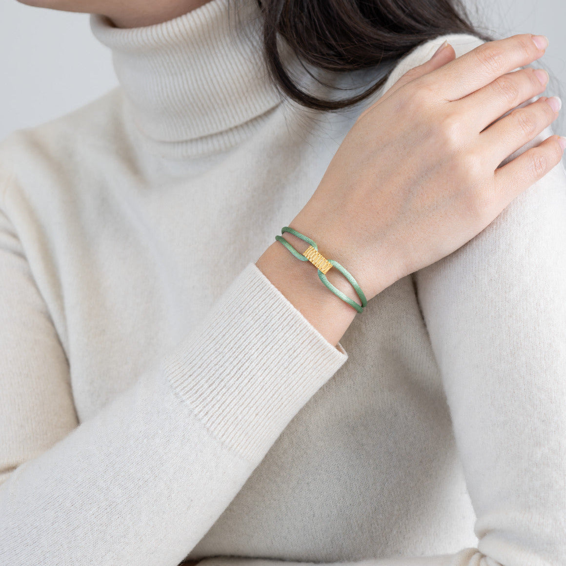 Golden Regent Cord Bracelet