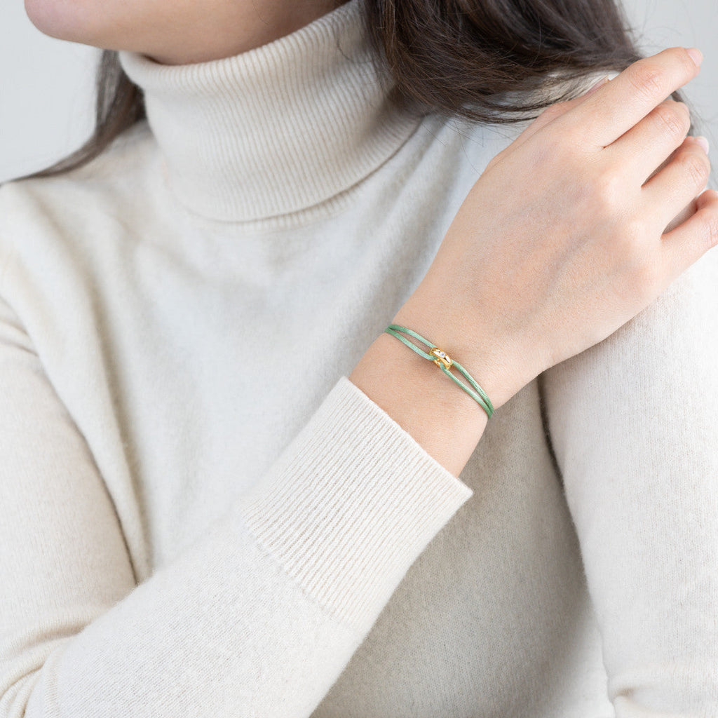 Mini Golden Soho Diamond Cord Bracelet