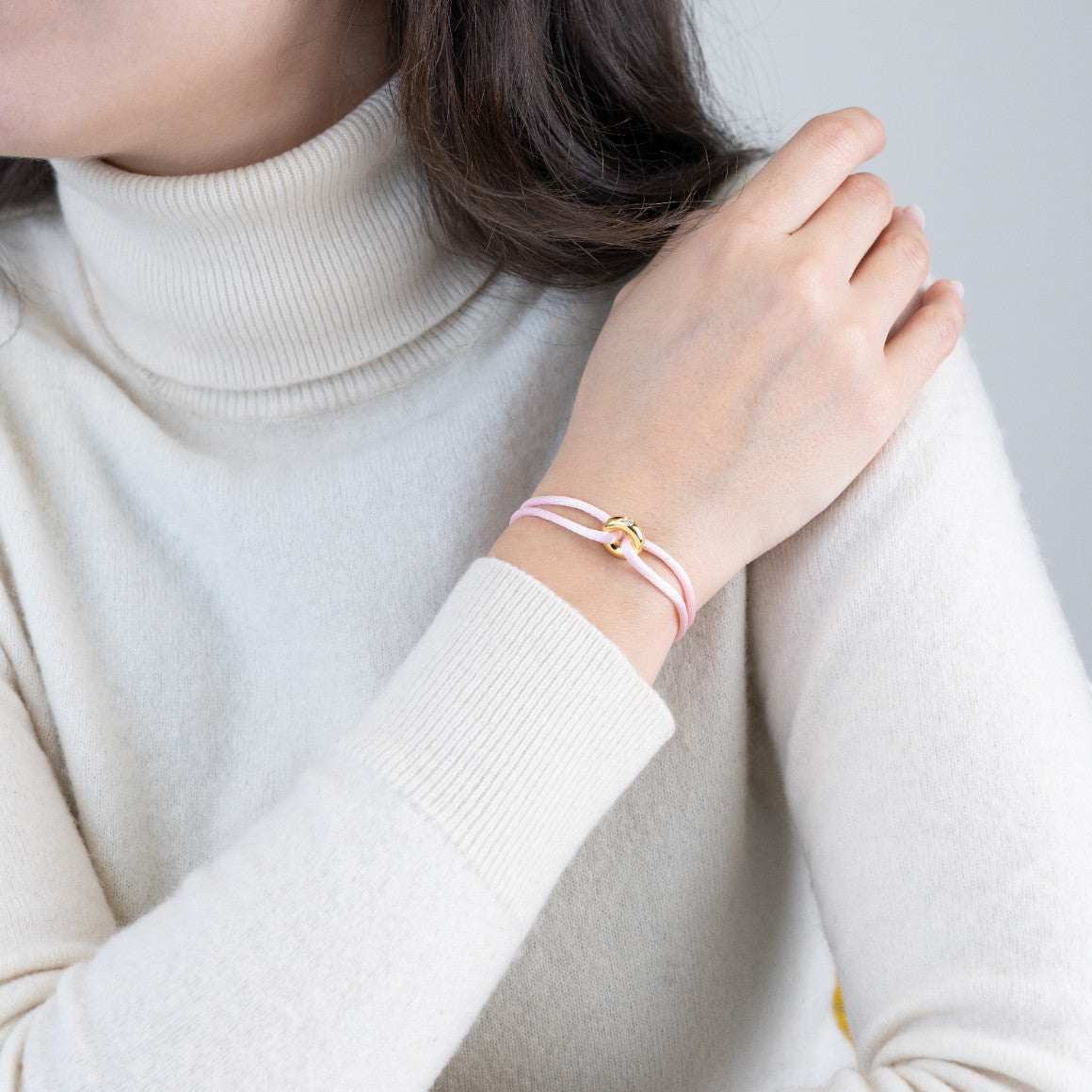 Golden Soho Diamond Cord Bracelet