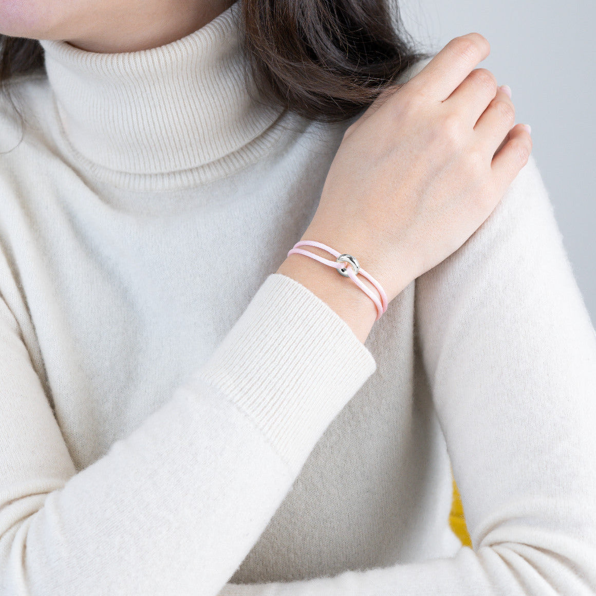 Silver Soho Cord Bracelet