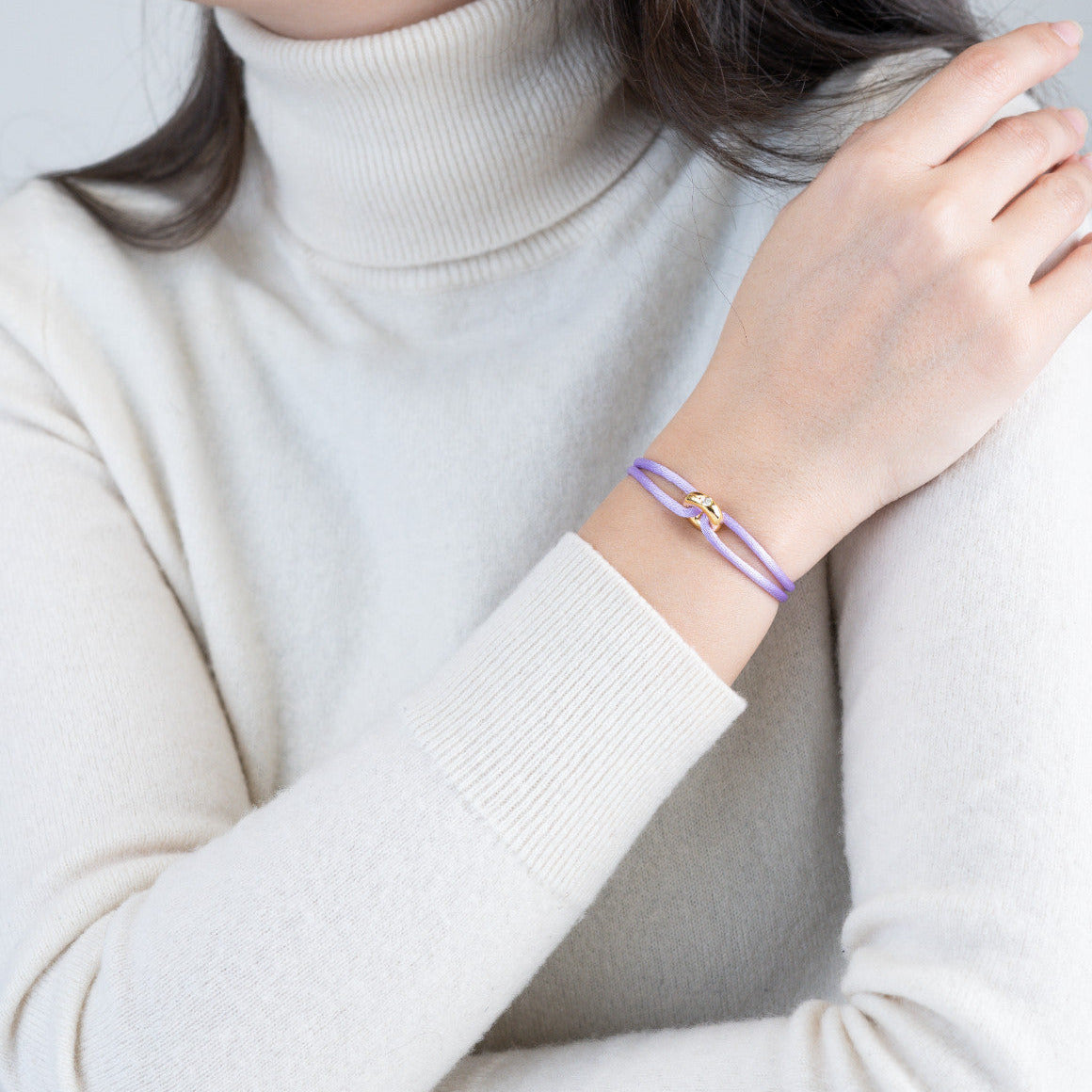 Golden Soho Diamond Cord Bracelet