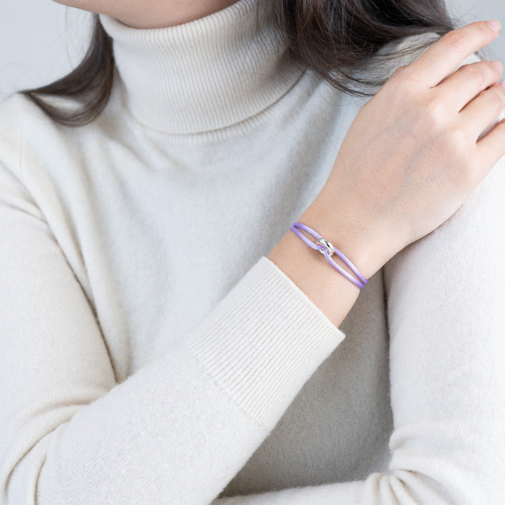 Silver Soho Cord Bracelet