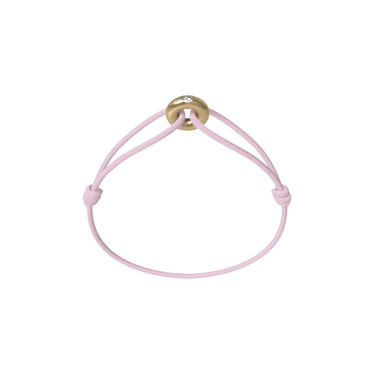 Mini Golden Soho Diamond Cord Bracelet