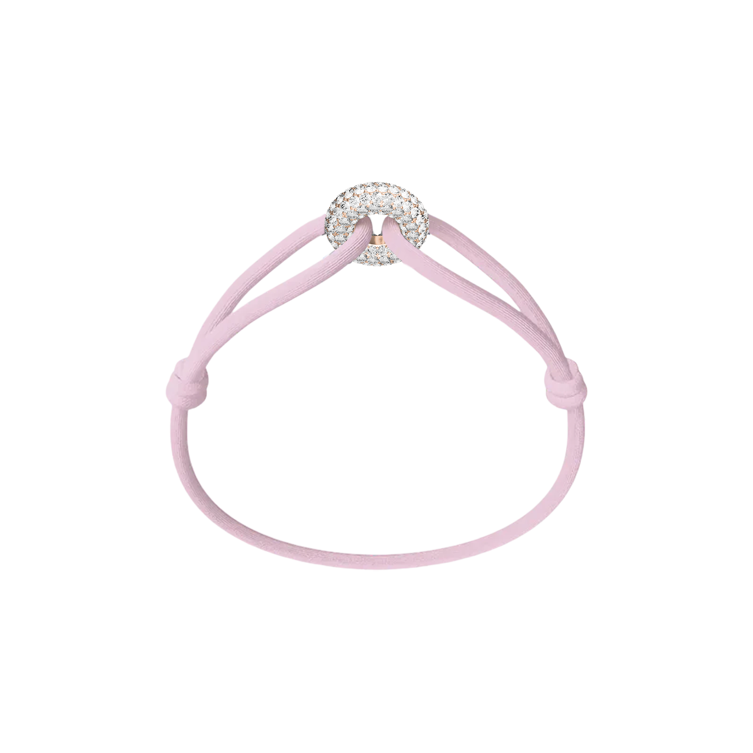 Rose Soho Pavé Cord Bracelet