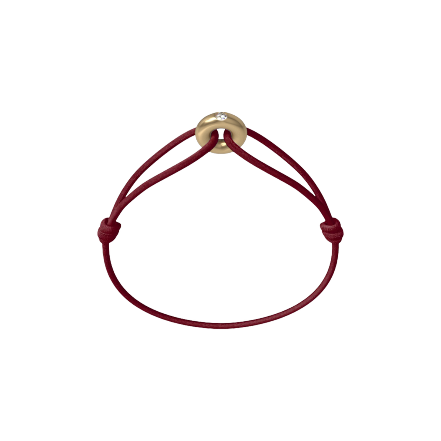 Mini Golden Soho Diamond Cord Bracelet