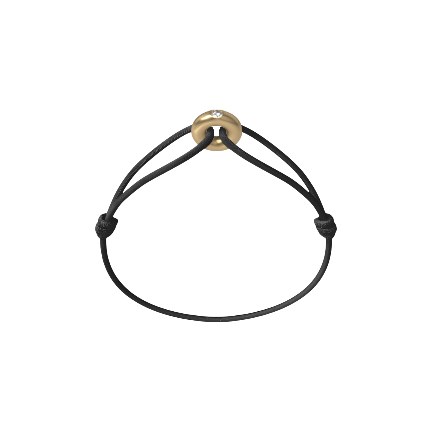 Mini Golden Soho Diamond Cord Bracelet