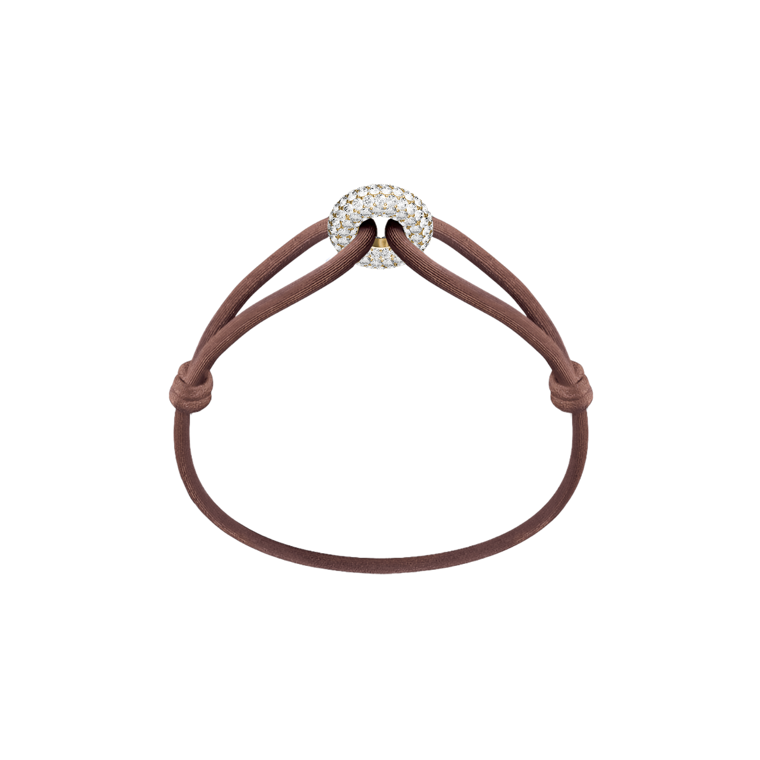 Golden Soho Pavé Cord Bracelet