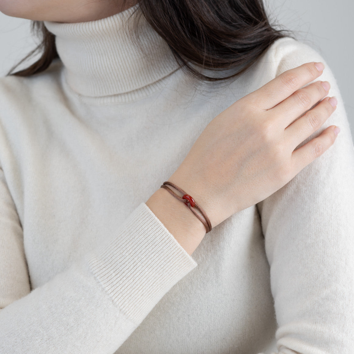 Red Soho Cord Bracelet