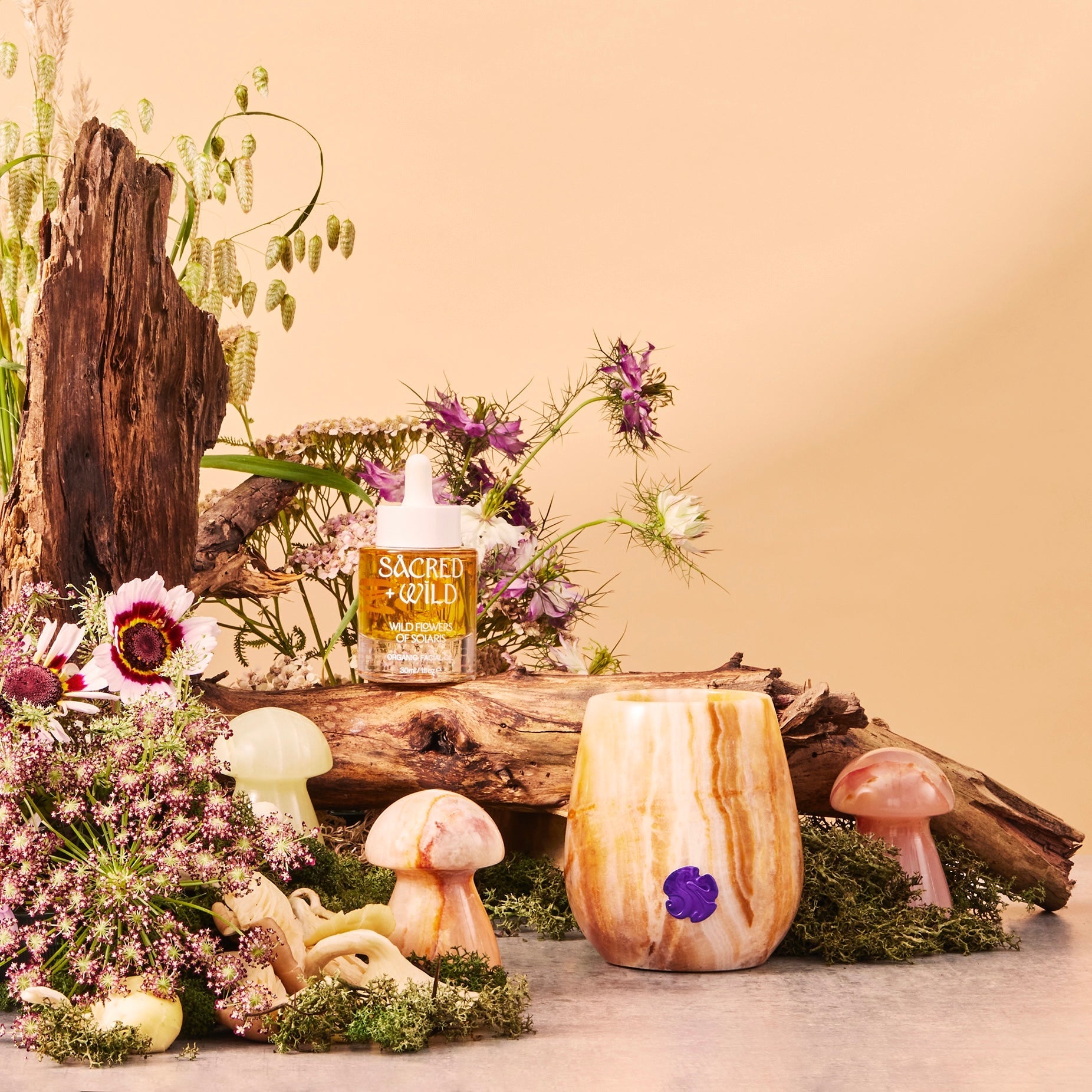 Organic Facial Oil with Prickly Pear + Bakuchiol