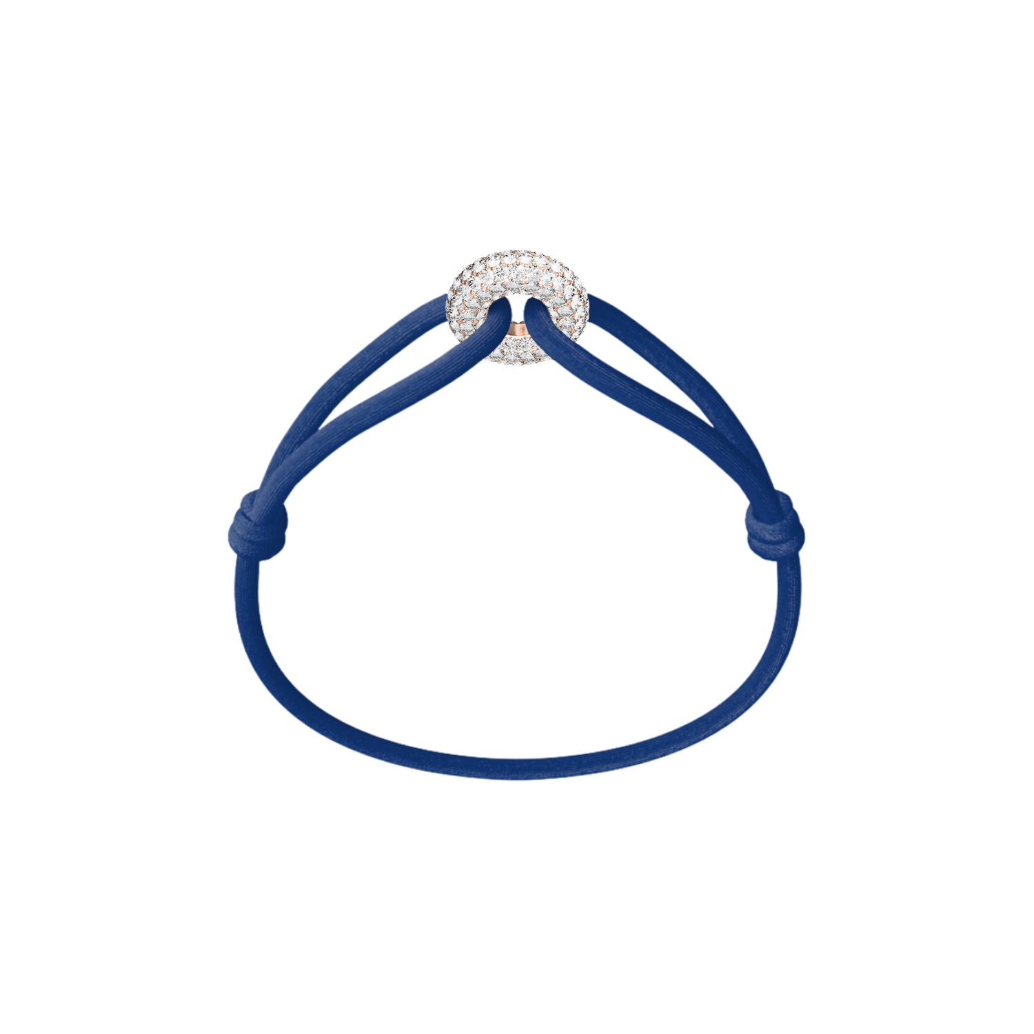 Rose Soho Pavé Cord Bracelet