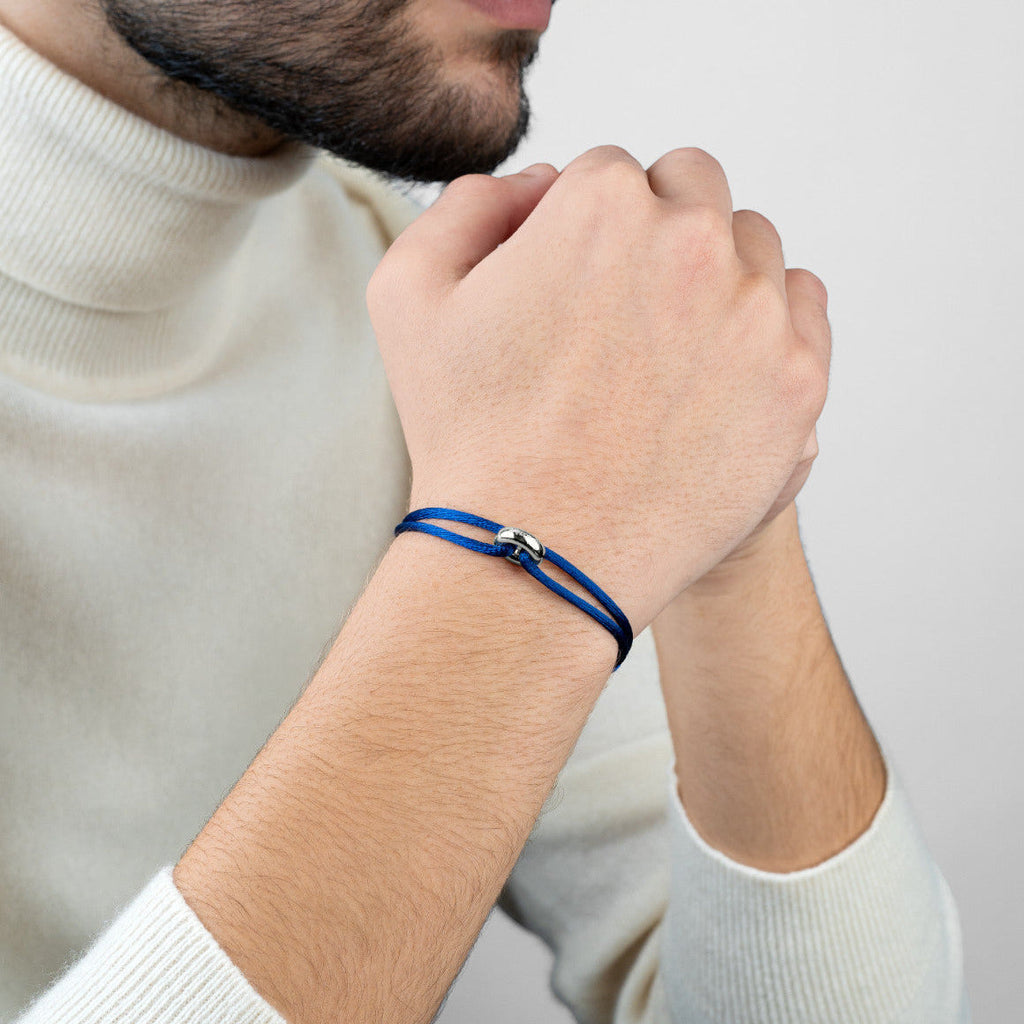 Silver Soho Cord Bracelet