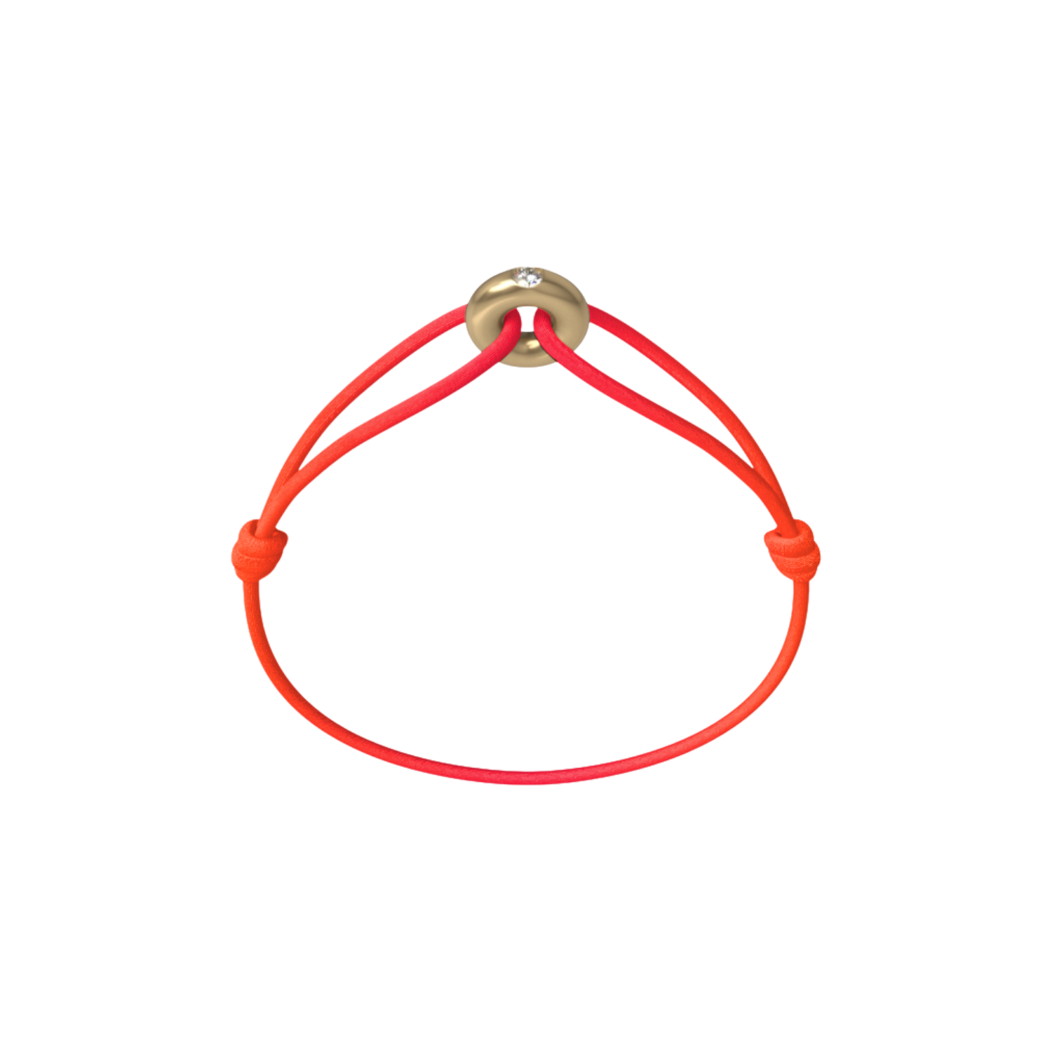 Mini Golden Soho Diamond Cord Bracelet