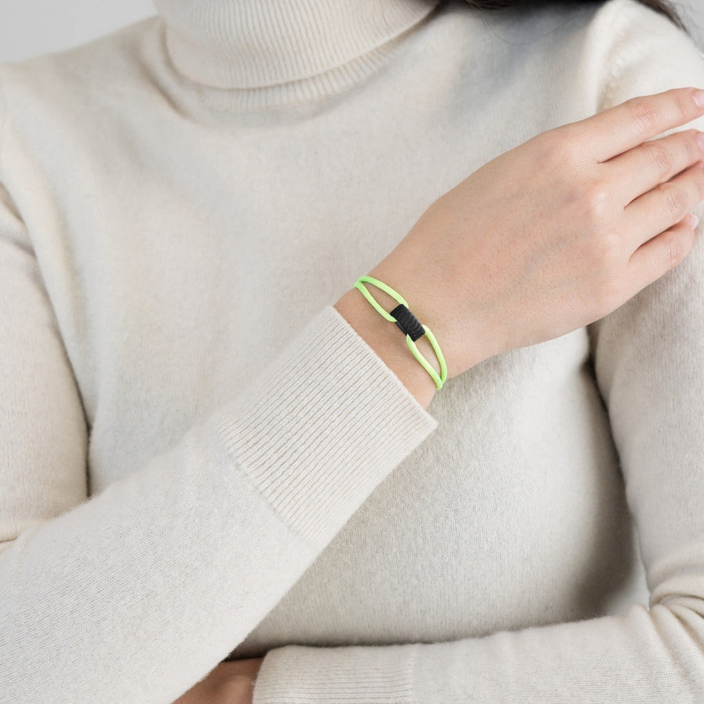 Carbon Regent Cord Bracelet