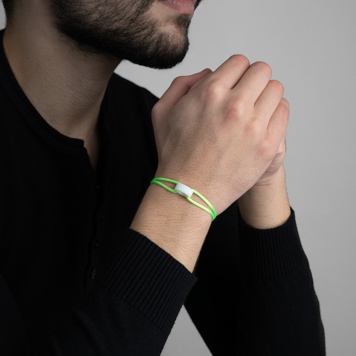 Snow Regent Cord Bracelet