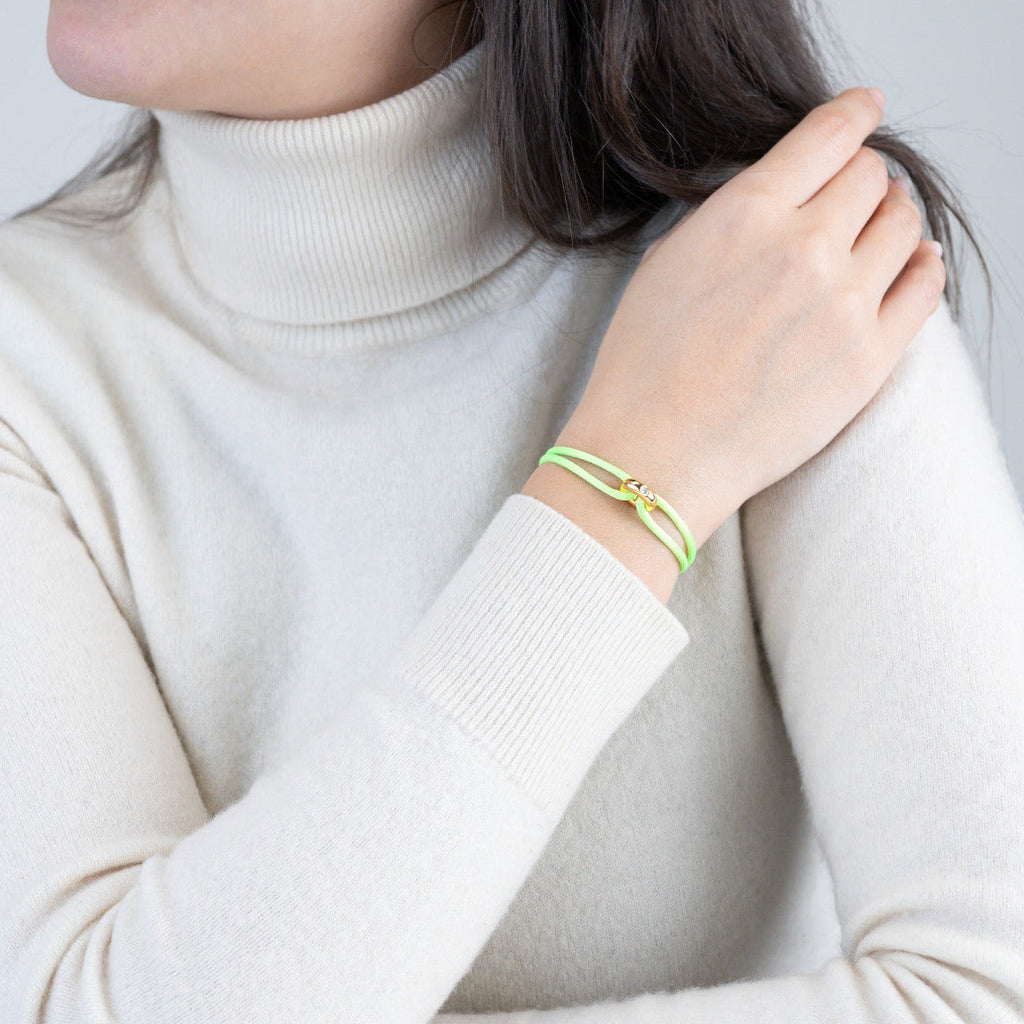 Golden Soho Diamond Cord Bracelet