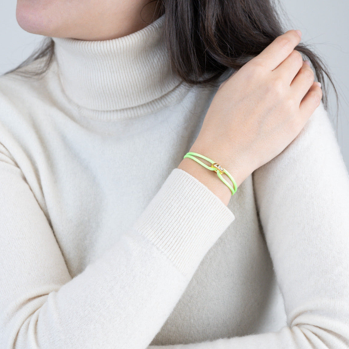 Golden Soho Diamond Cord Bracelet