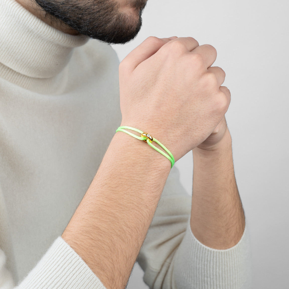 Golden Soho Diamond Cord Bracelet