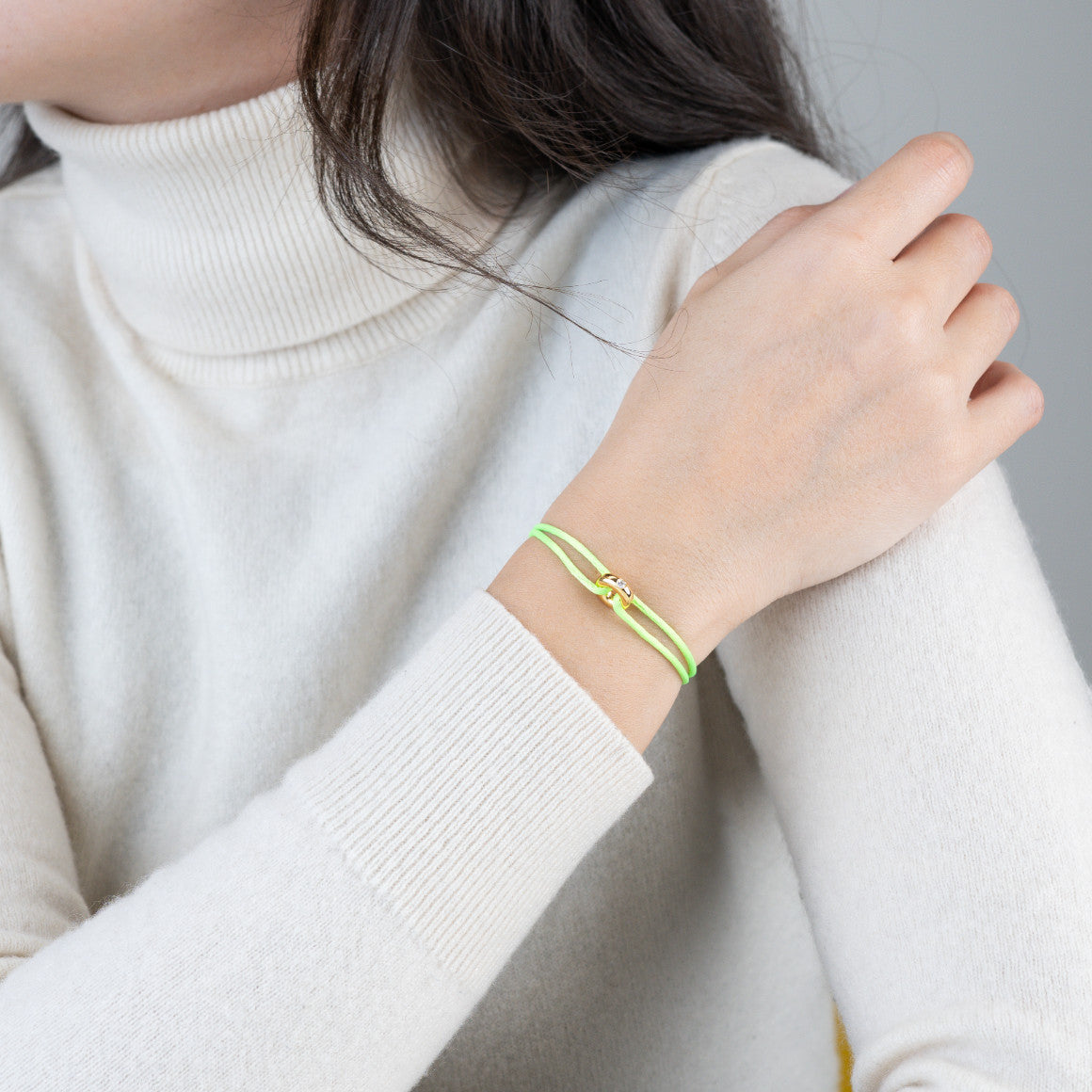 Mini Golden Soho Diamond Cord Bracelet